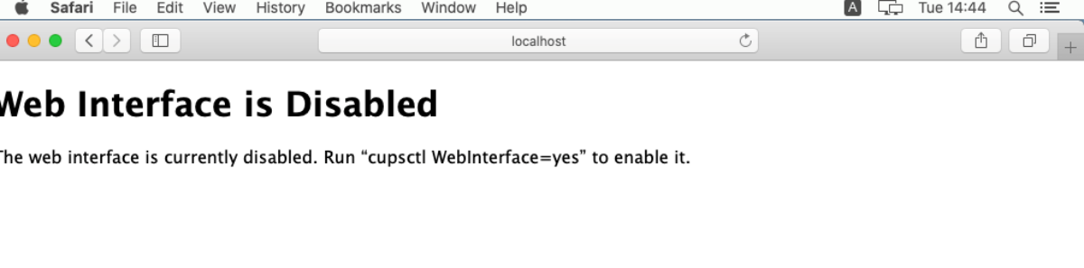 Badgy Interface web disabled